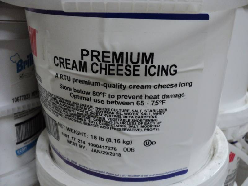 lot 60 image: Brill Premium Cream Cheese Frosting...