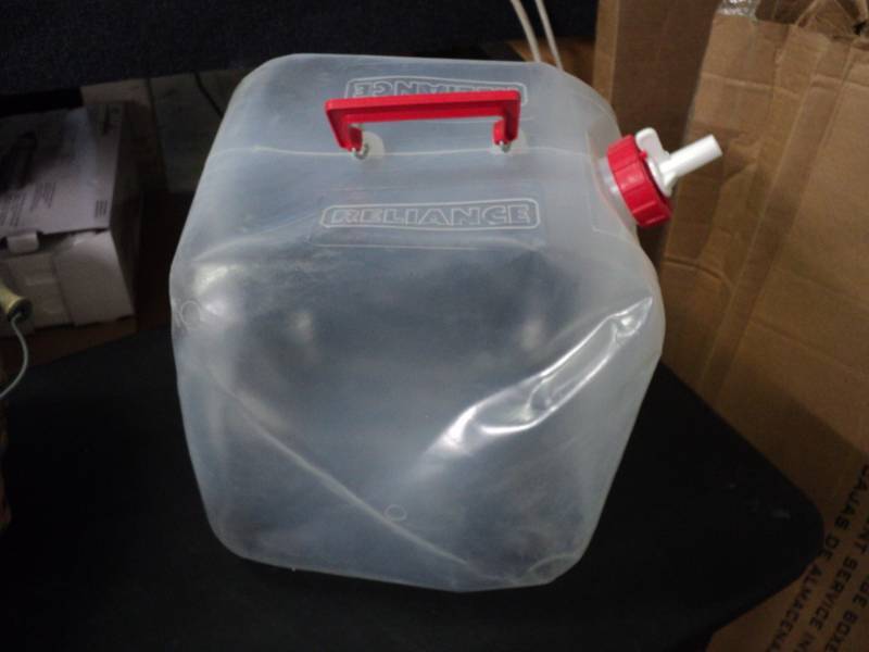 lot 69 image: Lot of 10 - 5 Gallon Collapsible Wa...
