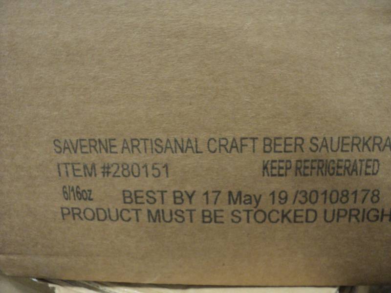 lot 86 image: 6 Bags of Saverne Artisanal Kraut C...