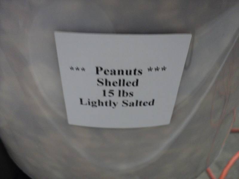 lot 87 image: 15 lbs. Lighted Salted Shelled Pean...