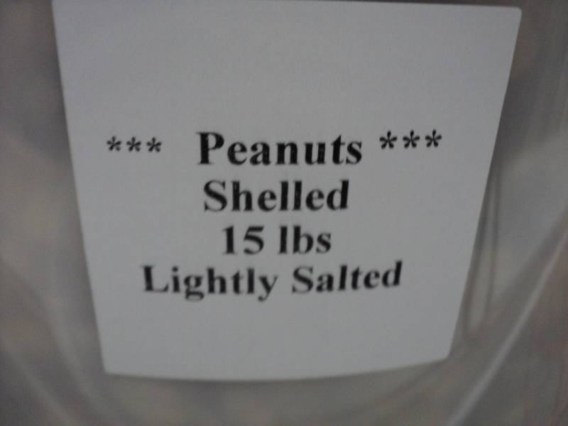 lot 89 image: 15 lbs. Lighted Salted Shelled Pean...