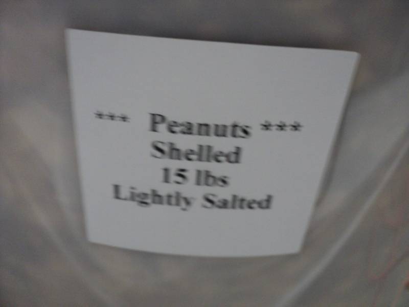 lot 92 image: 15 lbs. Lighted Salted Shelled Pean...
