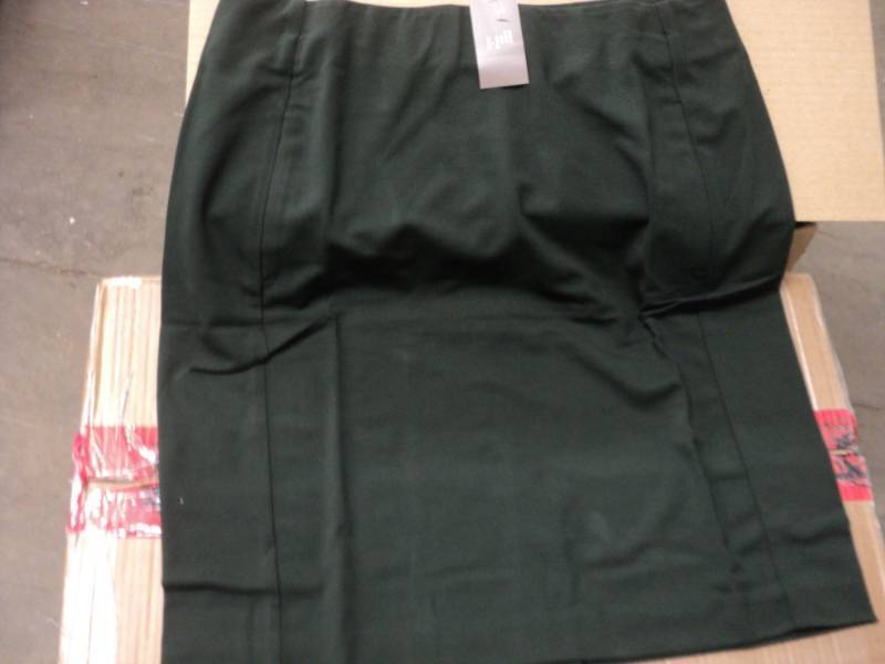 lot 103 image: Lot of 40 J. Hill Hunter green Skir...