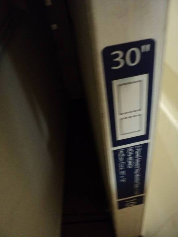 lot 108 image: JELD-WEN 2 panel Hollowcore Door 30...