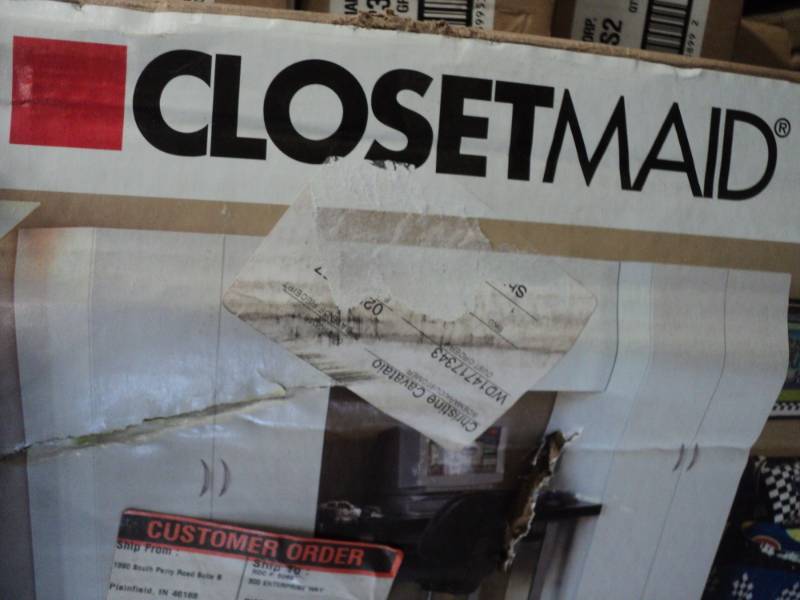 lot 131 image: Closet Maid 30 Wide Wardrobe Cabin...