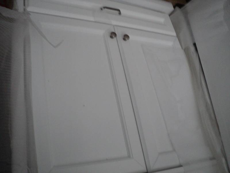 lot 156 image: Vanity White With White Marble Top...