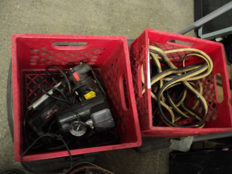 lot 160 image: Misc. Tools Etc. in plastic totes...