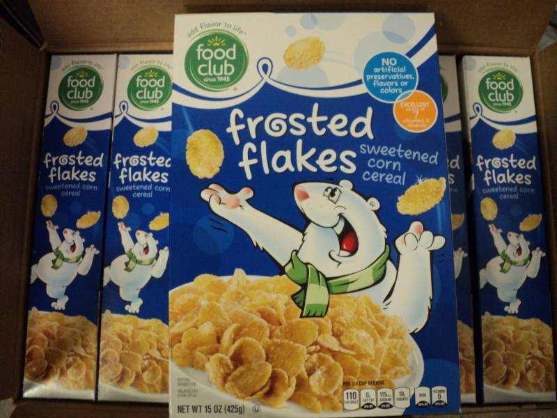 lot 198 image: Case of 14 - 15 oz Frosted Flakes B...