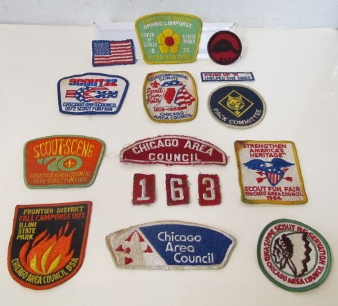 lot 11 image: Group of Vintage Scout Patches