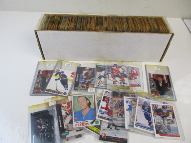 lot 77 image: Large Lot of Cased Hockey Cards