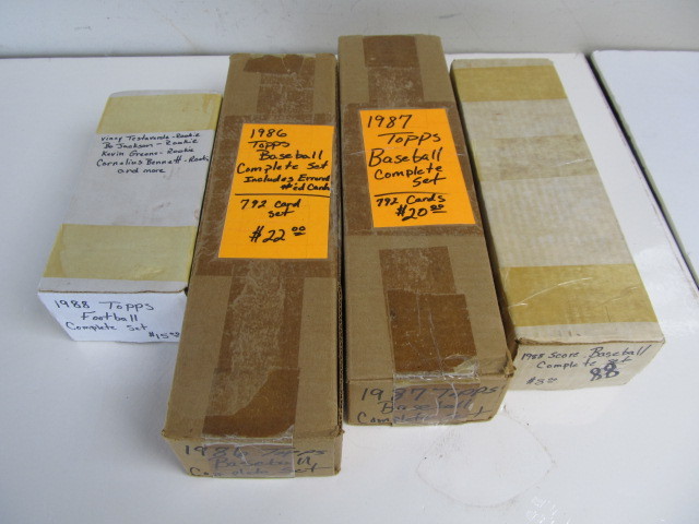 lot 80 image: 4 Complete Sports Card Full Sets