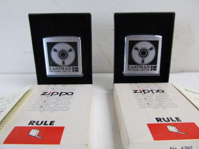lot 103 image: Pair of NOS Vintage ZIPPO Kodak Advertising Tape Measures