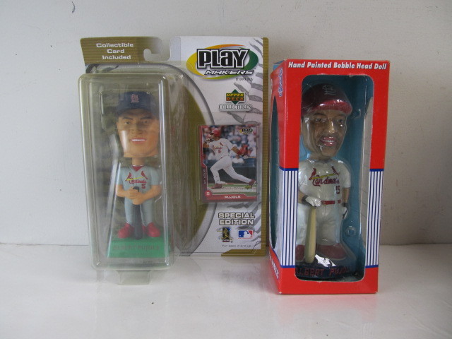 lot 156 image: 2 Albert Pujols Bobblheads