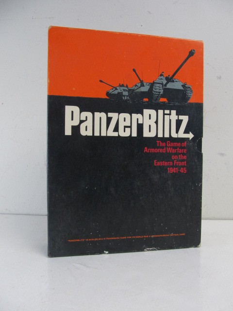 lot 180 image: Vintage Avalon Hill PANZER-BLITZ Bookshelf Game