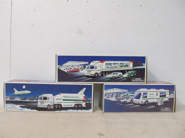 lot 207 image: Group of HESS Trucks - New in Box