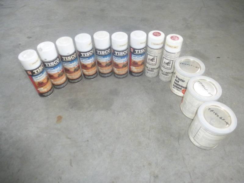Tisco Enamel Spray Paint NCS AGCO Allis Parts Liquidation 2019 KBID