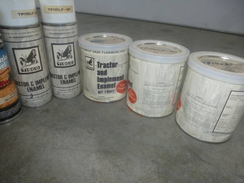 Tisco Enamel Spray Paint NCS AGCO Allis Parts Liquidation 2019 KBID