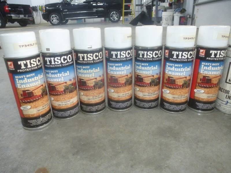 Tisco Enamel Spray Paint NCS AGCO Allis Parts Liquidation 2019 KBID