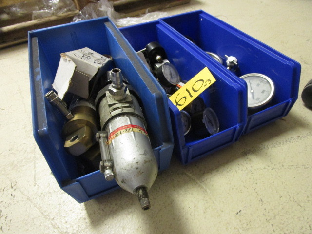 HYDRAULIC GAUGES, PNEUMATIC COMPONENTS, ETC.