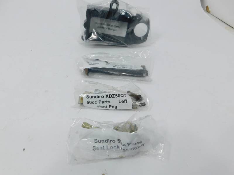 2004 Sundiro 50cc Scooter Part-Battery Holder-Side Kick Stand-Left Foot Peg