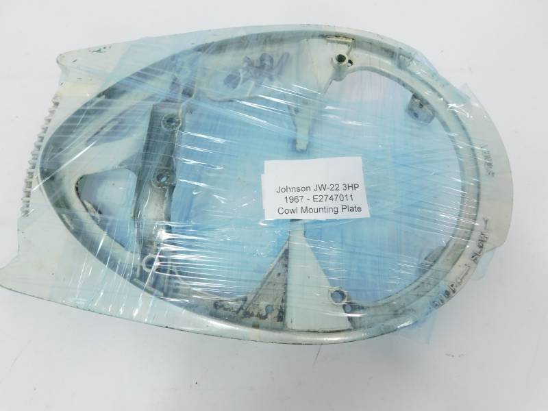 1967 Johnson JW-22 Motor Part (3HP) Cowl Mounting Plate
