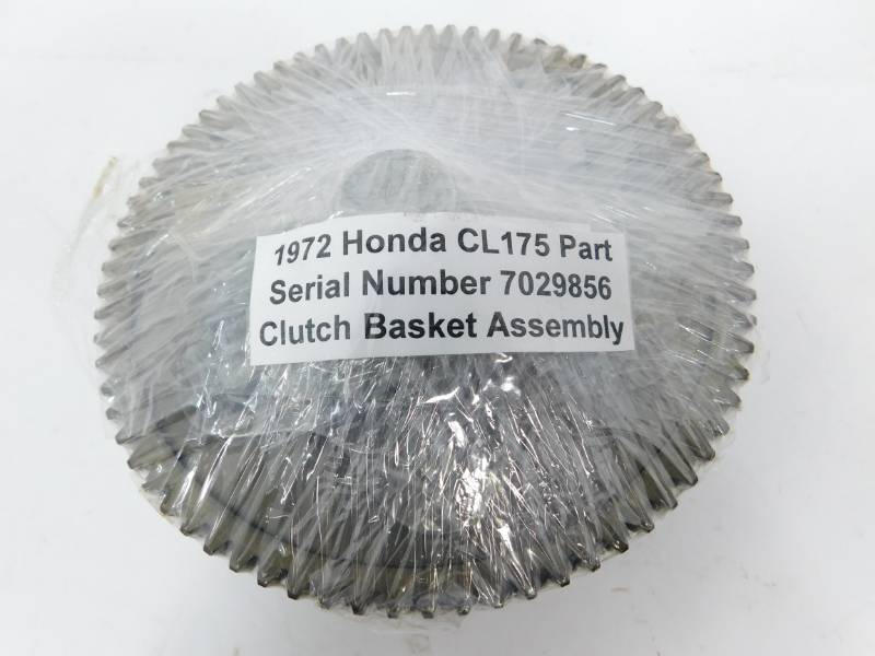 1972 Honda CL175 Part Clutch Basket Assembly