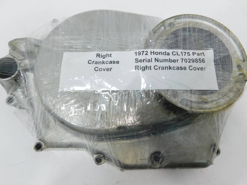 1972 Honda  CL175 Part Right Crankshaft Cover