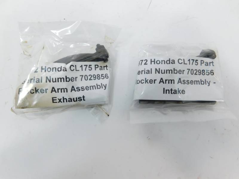 1972 Honda CL175 Part Exhaust Rocker Arm Assembly & Intake Rocker Arm Assembly
