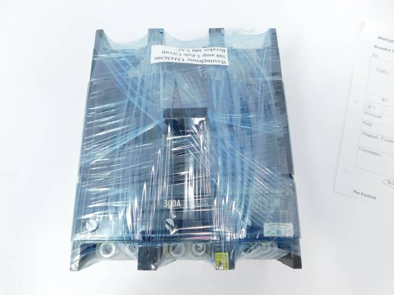 Westinghouse TJJ43600  300 amp 3-Pole Circuit Breaker