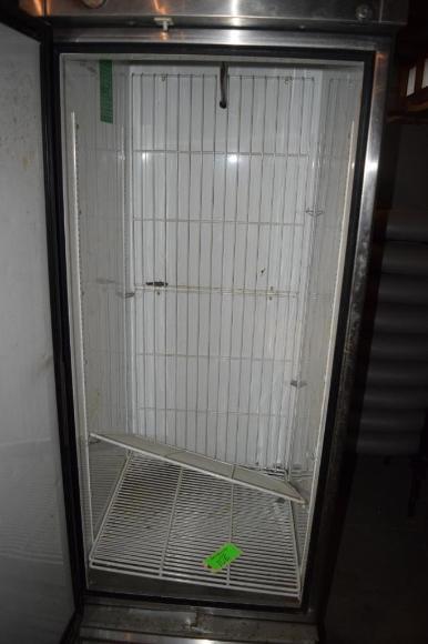 lot 3 image: True Stainless Steel freezer on Casters T-23F 1-2hp 115v, 60hzs- 1ph 27x30x84 Runs freezes