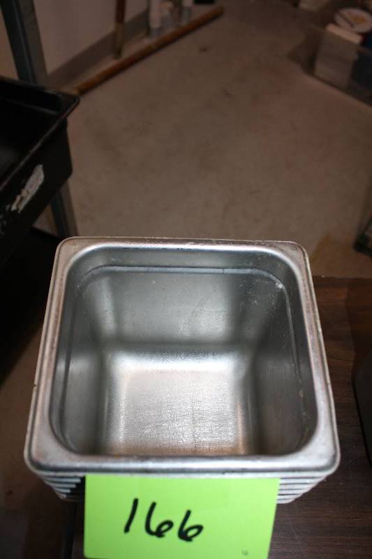 lot 166 image: Stainless Pans