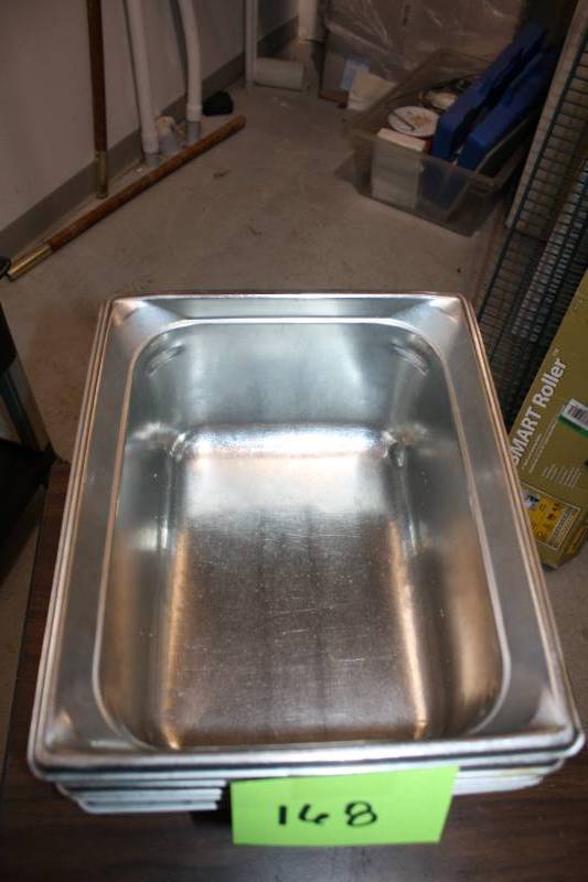 lot 168 image: Stainless Pans