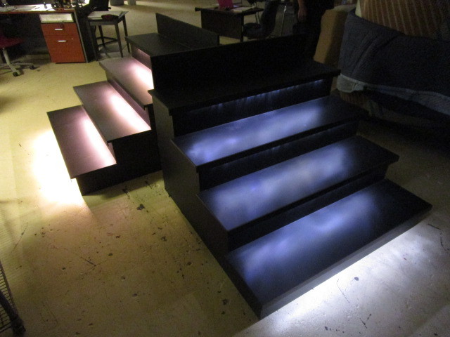 LED-LIT STAIRCASES