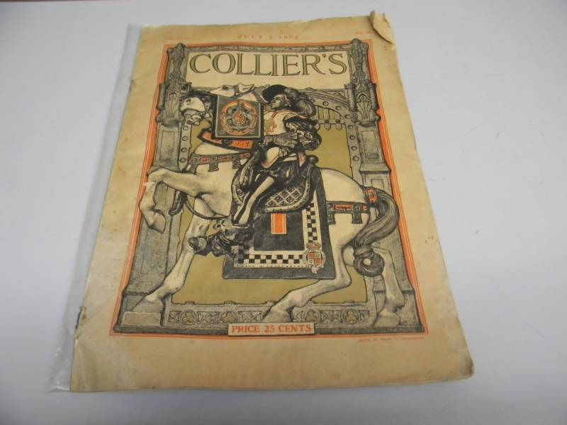lot 50 image: VERY RARE & COLLECTIBLE COLLIERS JULY 5 1902 - MUST SEE - SEE PICTURES