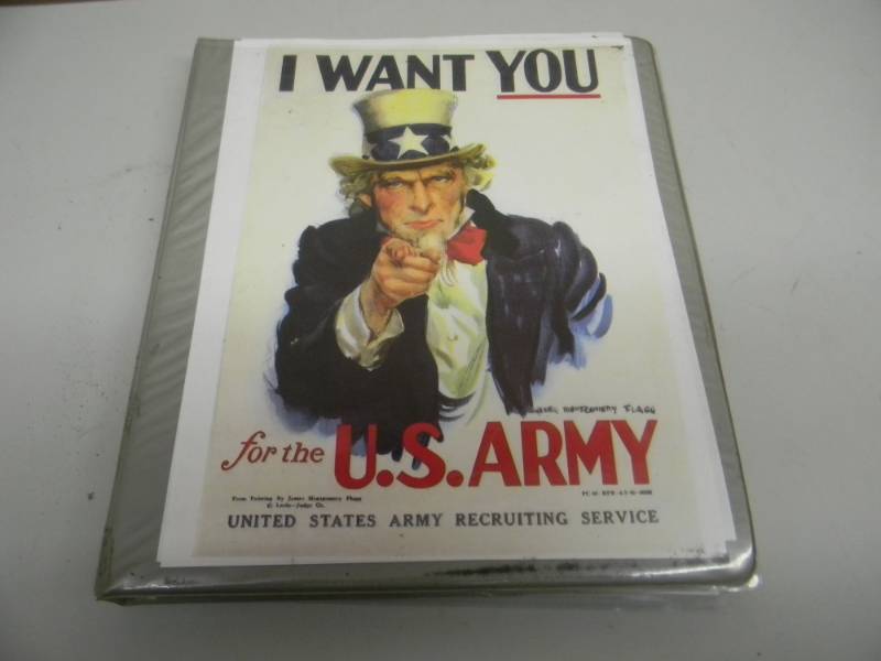 lot 53 image: ANTIQUEVINTAGE ALBUM OF COLLECTIBLE ADVERTISING, MULTIPLE COPIES OF EACH - SEE PICTURES