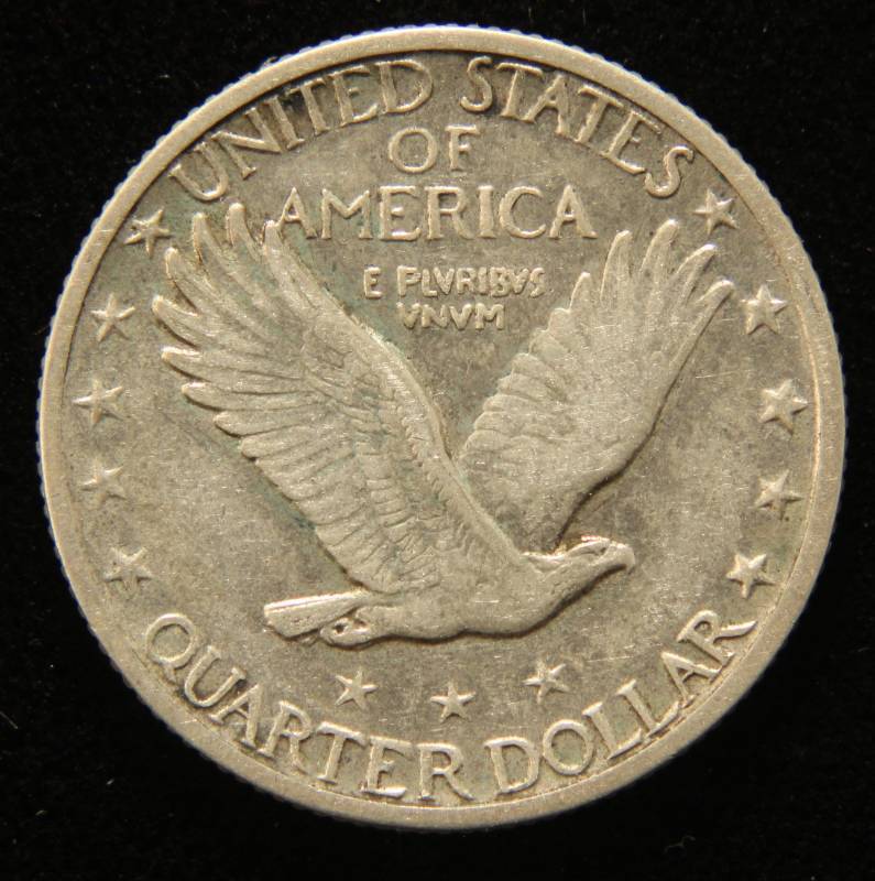 lot 02 image: 1917-S TYPE II STANDING LIBERTY QUARTER XF