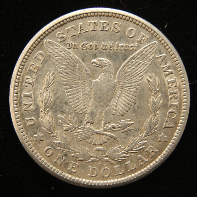 lot 18 image: 1921-S MORGAN SILVER DOLLAR