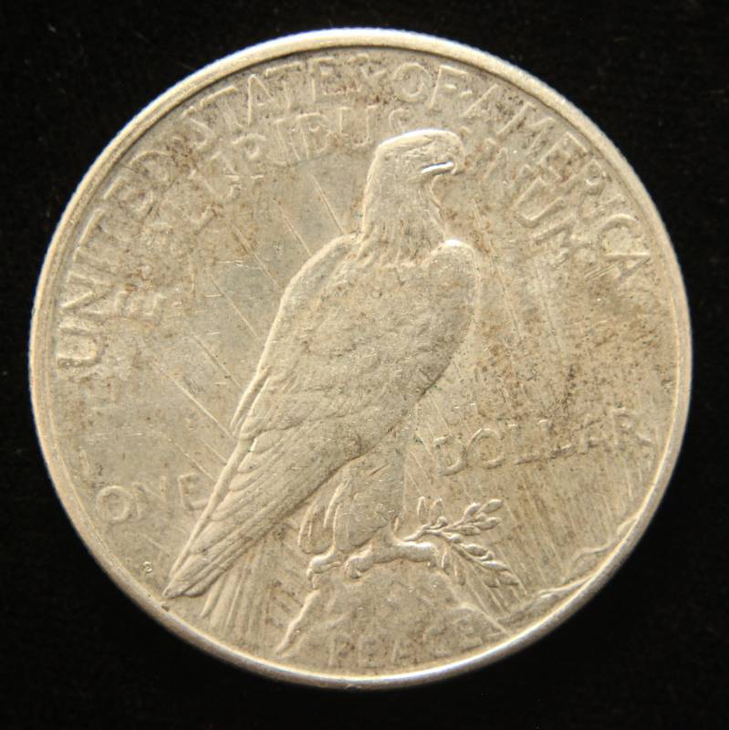 lot 31 image: 1923-S PEACE SILVER DOLLAR IN HIGHER GRADE