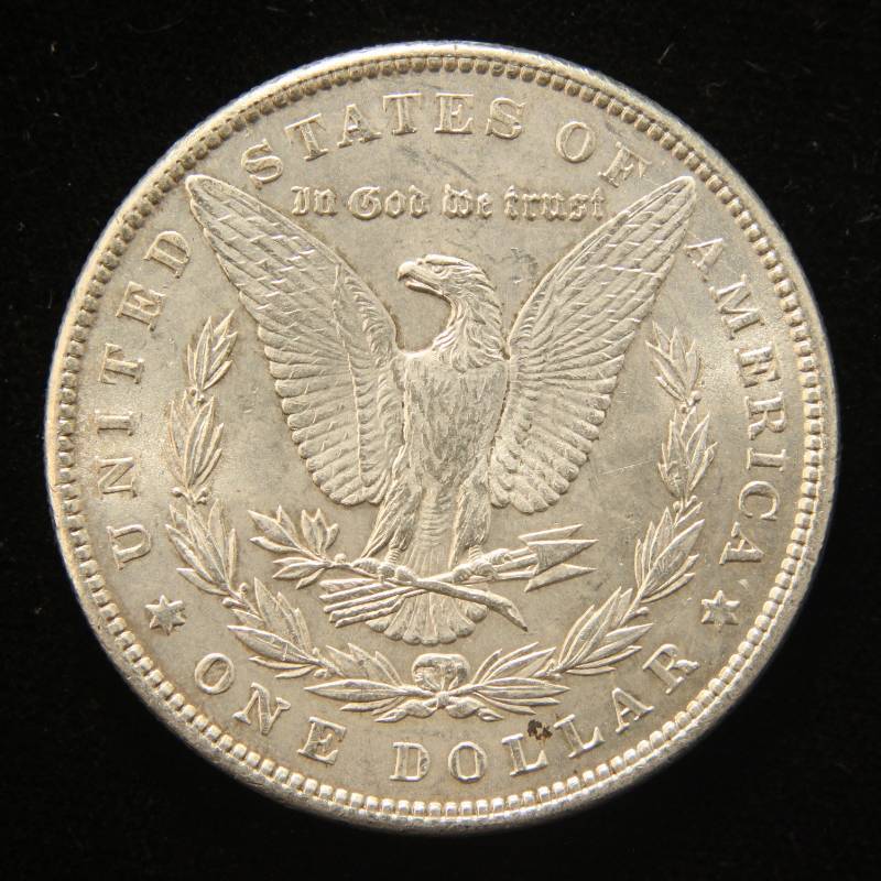 lot 33 image: 1898 MORGAN SILVER DOLLAR UNC.