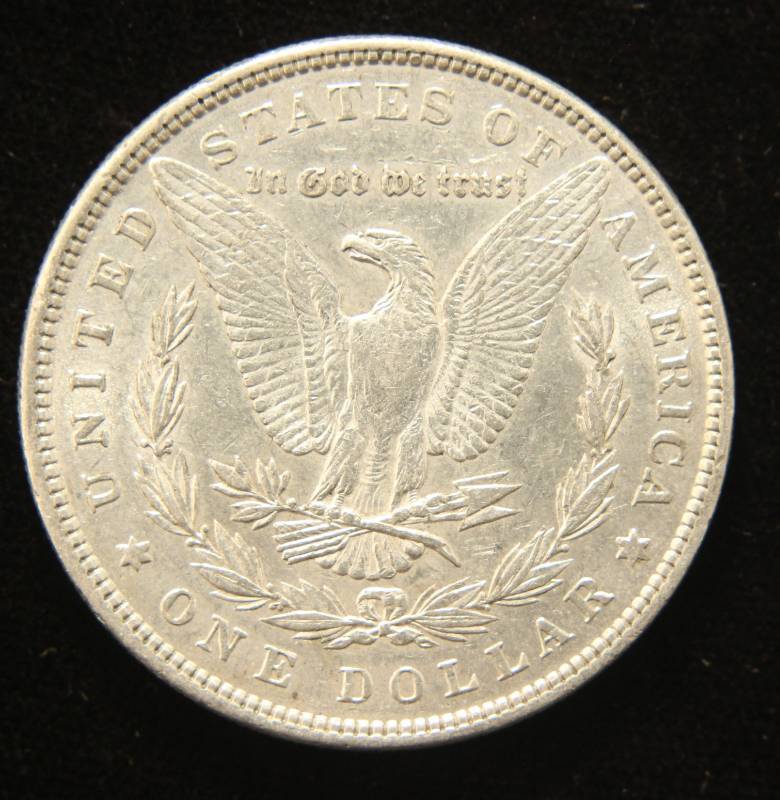 lot 41 image: 1885 MORGAN SILVER DOLLAR AU