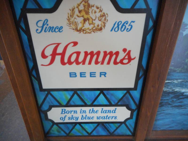 Hamms Lighted Beer Sign