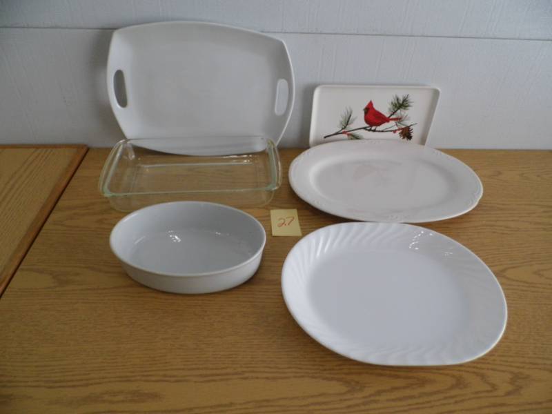lot 27 image: Platters - Baking Dishes