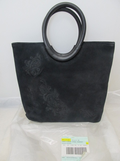 lot 34 image: New Silhouettes Black Embroidered Womens Handbag