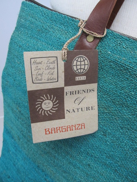lot 2 image: Set of 3 Brand New w Tags Friends Of Nature Tote Bags - Teal, Red, Tan