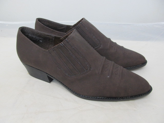 lot 60 image: Classique Brown Embroidered Ankle Boot - Size 10