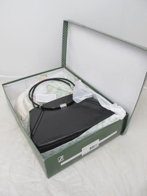 lot 66 image: J RENEE Designer Handbag - Black w Loop Handle