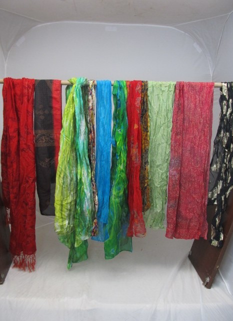 lot 116 image: Large Lot of Womens Scarves