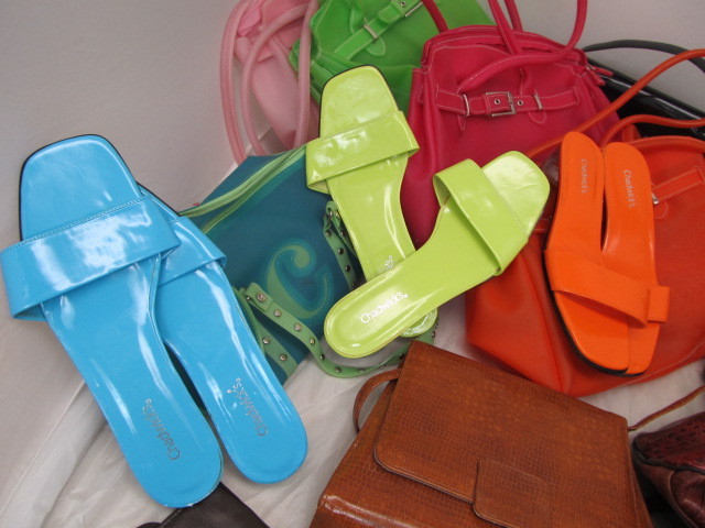 lot 143 image: Large Lot of Purses & Few Pair of Matching Sandals