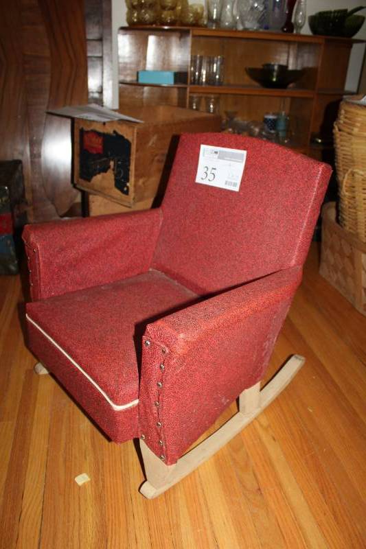 lot 35 image: Small Rocking Chair