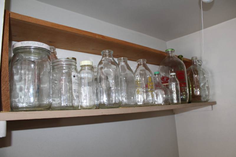lot 73 image: Glass Jars